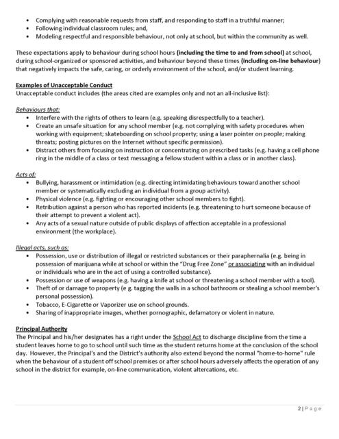 Code of Conduct - page 2